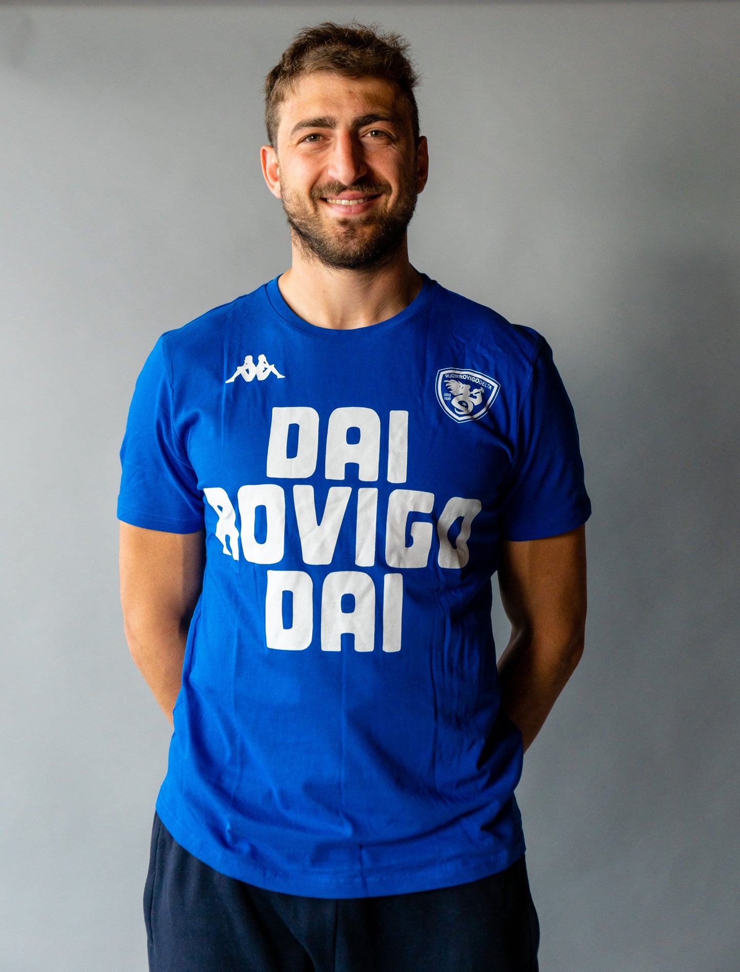 T-Shirt "Dai Rovigo Dai" - Blu