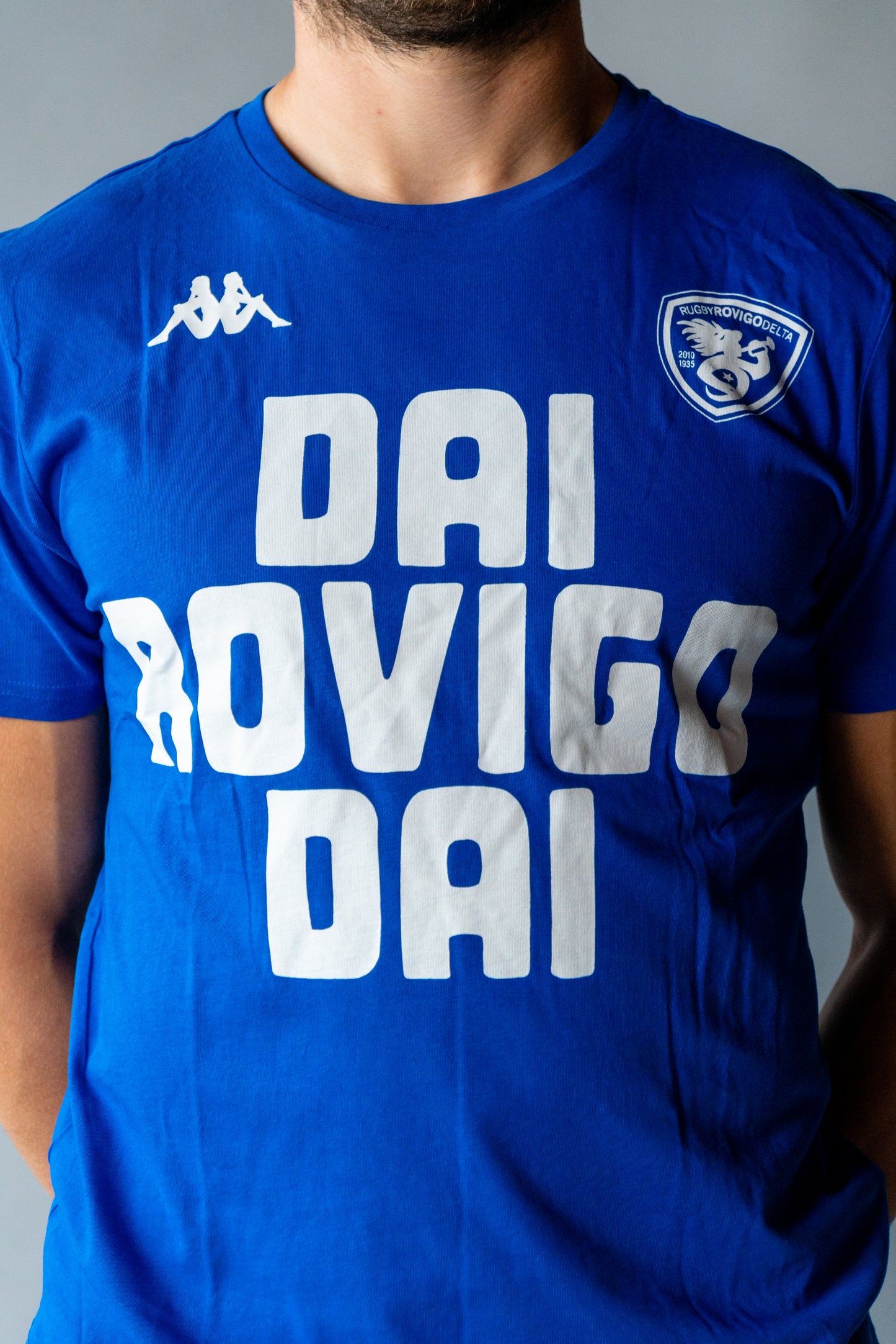 T-Shirt "Dai Rovigo Dai" - Blu