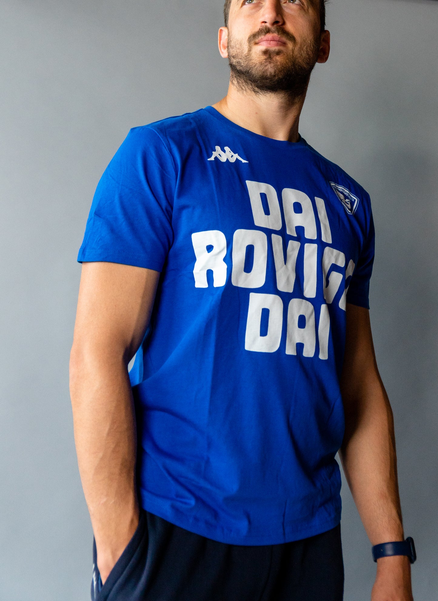 T-Shirt "Dai Rovigo Dai" - Blu